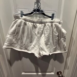 Aerie Women's White Sweat Shorts